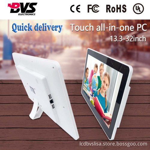 13.3 Inch Industrial Android 4.0 Multi-touch screen wifi all in one pc